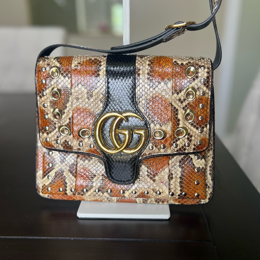 Gucci Arli Python crossbody bag